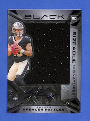 2024 Panini Black Sizeable Signatures Rookie Jerseys Spencer Rattler #SSR-SSR