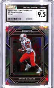 2023 Prizm Draft Picks Barry Sanders Silver #7 CGC 9.5 Oklahoma STate