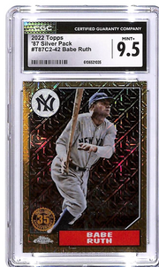 2022 Topps Babe Ruth Silver Pack CGC 9.5 Yankees