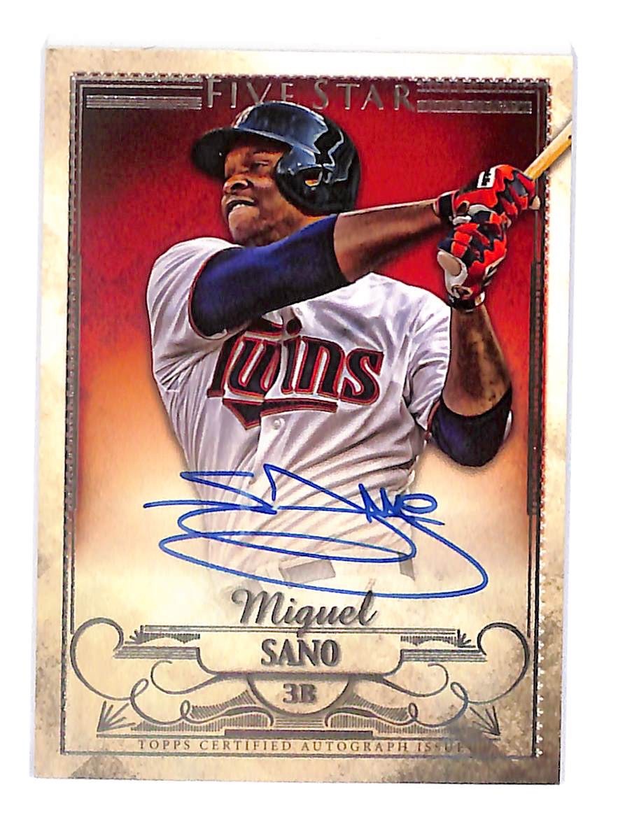 2016 Miguel Sano Topps Five Star Auto #FSA-MSA