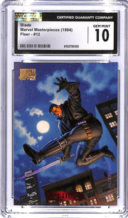 1994 Fleer Marvel Masterpieces Blade #12 CGC 10