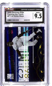 2005 Donruss Elite Willie Mays Passing The Torch /1000 #30 CGC 9.5 Giants