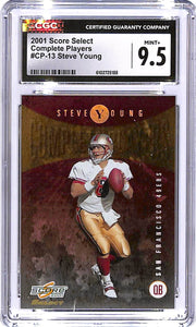 2001 Score Select Steve Young Complete Players /550 #13 CGC 9.5 49ers