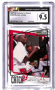 1997-98 Collectors Choice Michael Jordan #189 Catch 23 CGC 9.5 Bulls