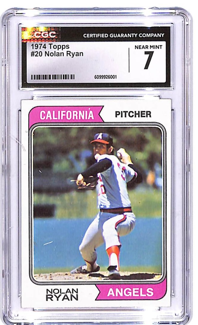 1974 Topps Nolan Ryan #20 CGC 7 Angels