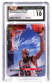 1994 Shaquille O'NealUpper Deck USA Basketball - #54 CGC Mint 10