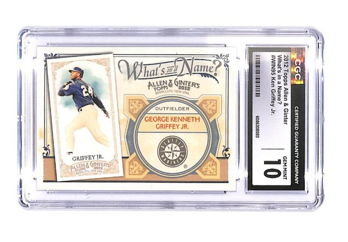 2012 Topps Allen & Ginter's - What's in a Name? Ken Griffey Jr #WIN95 CGC 10