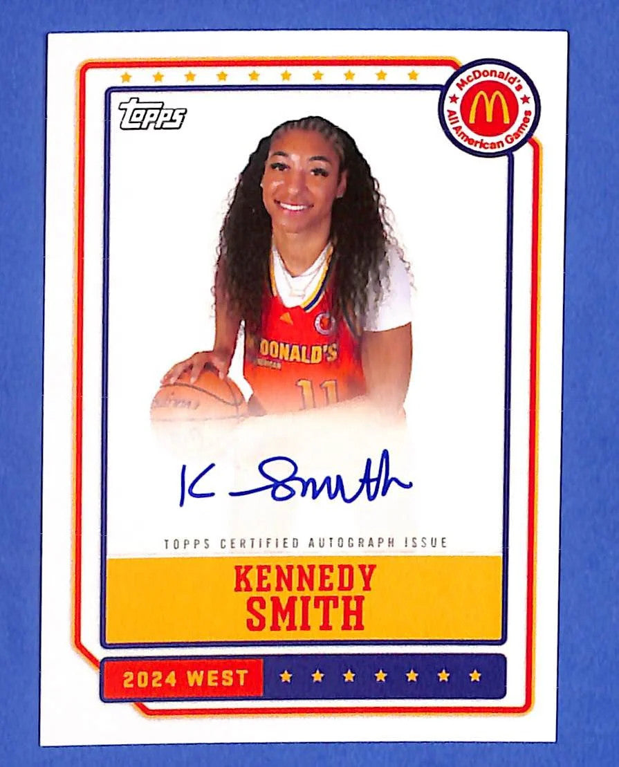 2024 Topps Chrome Mcdonald's All American Kennedy Smith Auto (RC AU)