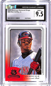 2003 Donruss Diamond Kings Ken Griffey Jr #89 CGC 9.5 Reds