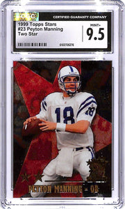 1999 Topps Stars Peyton Manning Two Star #23 CGC 9.5 Colts