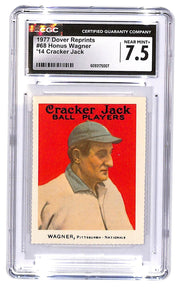1977 Honus Wagner Dover Classic 1914 Cracker Jack Reprint #68 CGC 7.5