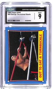 1987 Topps WWF George The Animal Steele #66 CGC 9