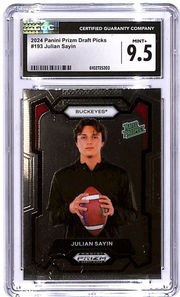 2024 Prizm Draft Picks Julian Sayin Rookie RC #193 CGC 9.5 Ohio State