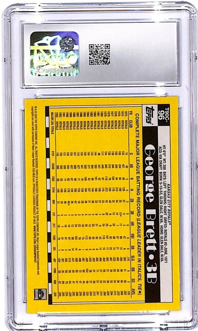 2025 Topps George Brett Silver Pack CGC 10 Royals
