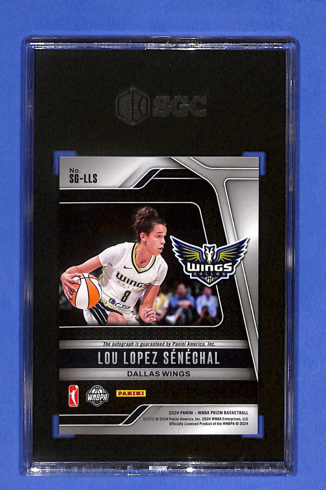 2024 Panini Select SG L. Lopez Senechal WNBA Signatures SGC 9.5/10 Auto Wings