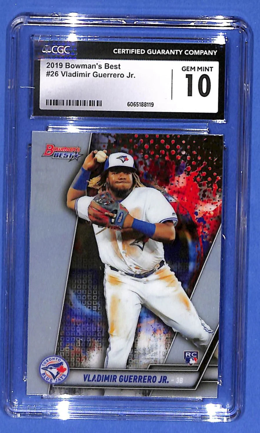 2019 Bowman's Best - Vladimir Guerrero Jr. #26 (RC) CGC 10 Gem Mint Blue Jays