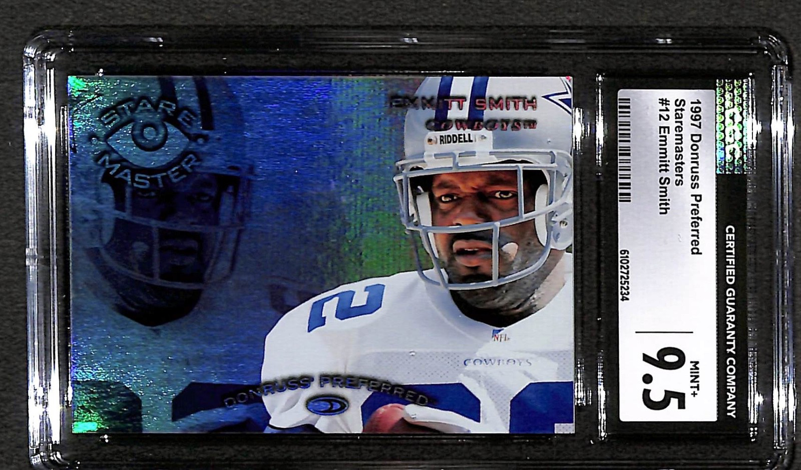 1997 Donruss Preferred - Stare Masters Emmitt Smith #12 /1500 CGC 9.5