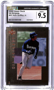 2000 Upper Deck Ken Griffey Jr Hit Brigade H1 CGC 9.5 Mariners