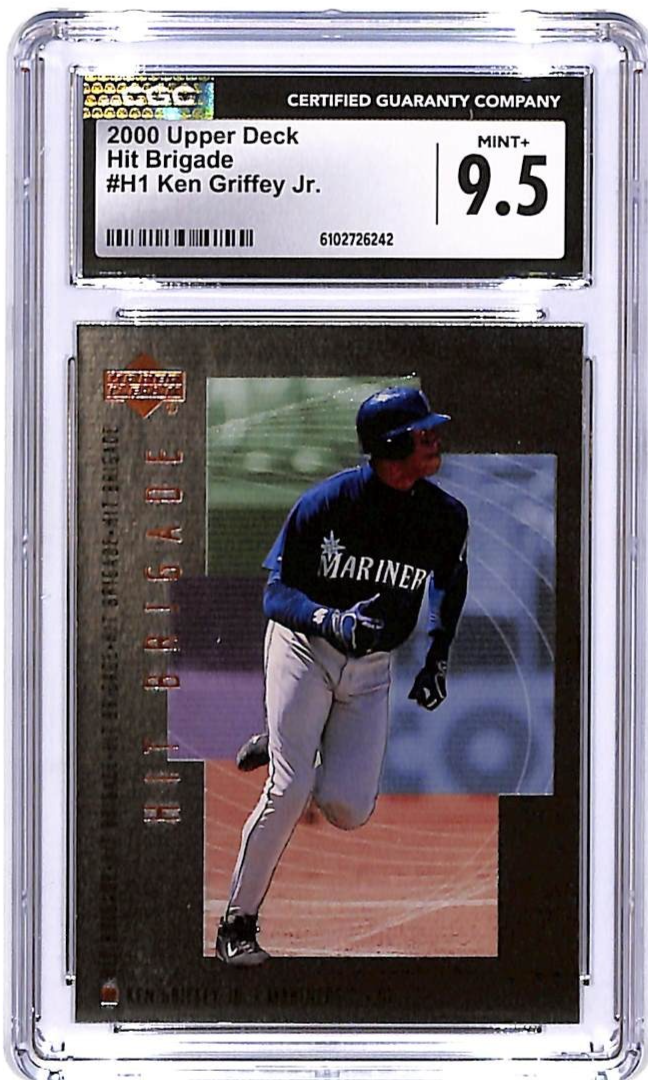 2000 Upper Deck Ken Griffey Jr Hit Brigade H1 CGC 9.5 Mariners