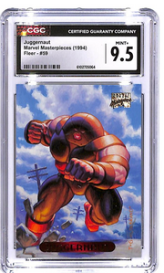 1994 Fleer Marvel Masterpieces Juggernaut #59 CGC 9.5