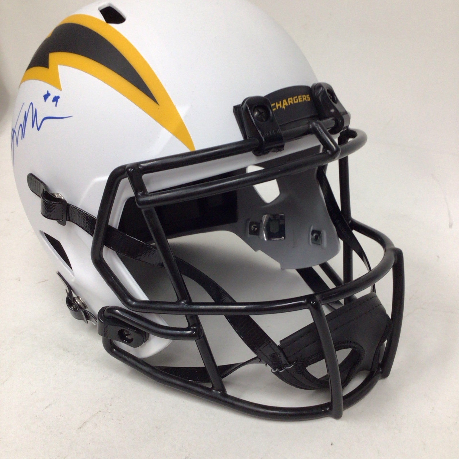 Kenneth Murray Signed Full Size Helmet Auto Autograph Chargers