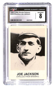 1984 Joe Jackson TCMA Renata Galasso #259 CGC Near Mint 8