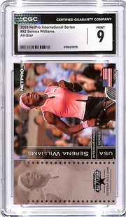 2003 NetPro International Series Serena Williams All Star #82 CGC 9