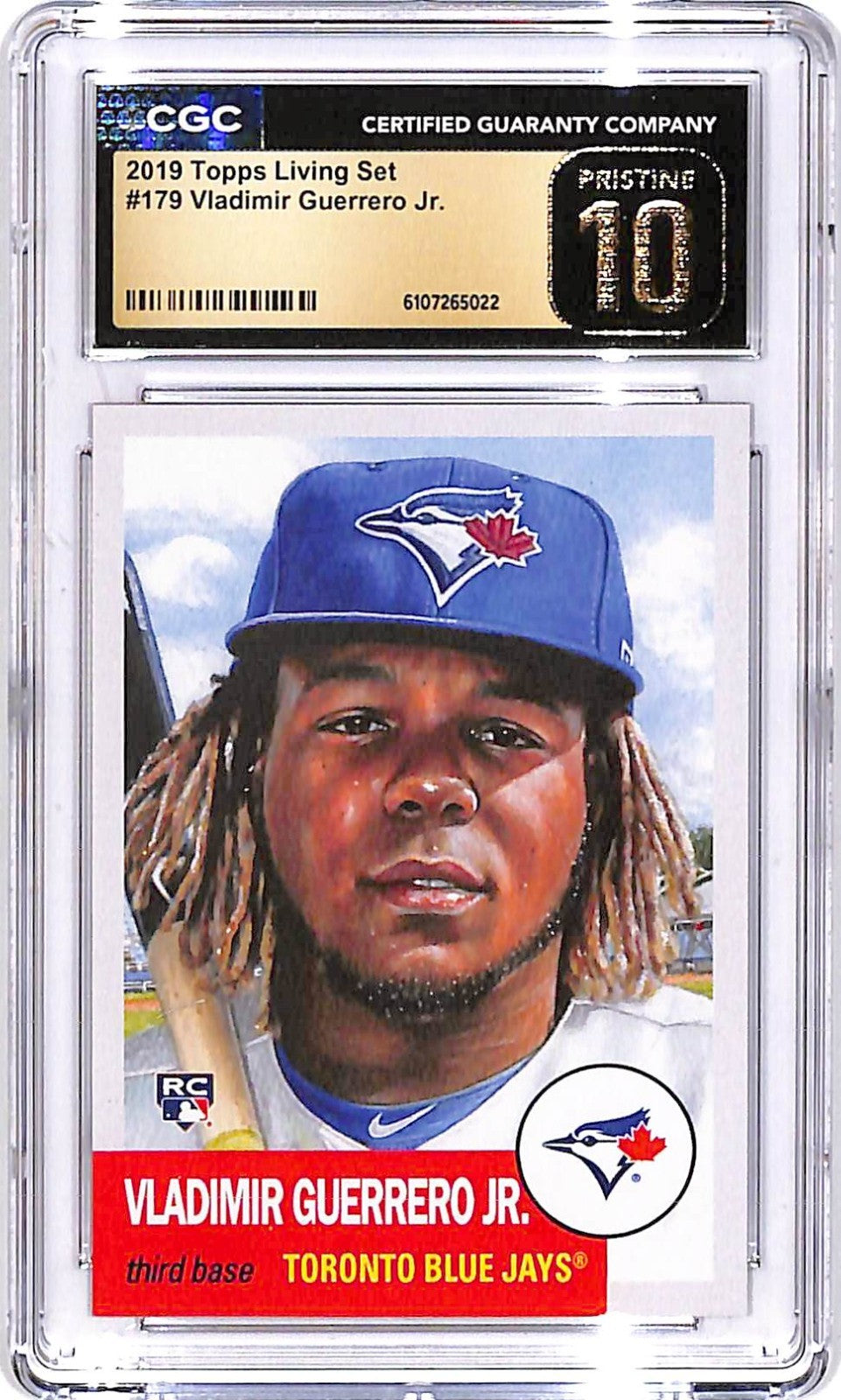 2019 Topps Living Set Vladimir Guerrero Jr Rookie RC #179 CGC 10 Pristine