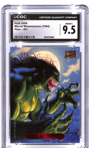 1994 Fleer Marvel masterpieces Hulk 2099 #51 CGC 9.5