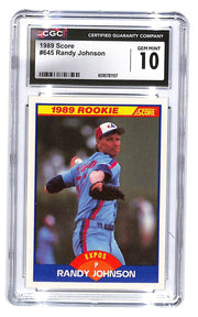 1989 Randy Johnson Score - #645 (RC) CGC Gem Mint 10