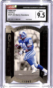 1995 SP Barry Sanders All Pro #20 CGC 9.5 Lions