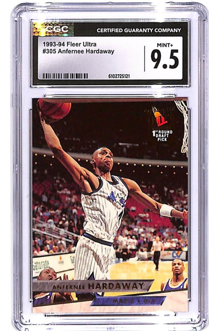 1993-94 Fleer Ultra Anfernee Hardaway Rookie RC #305 CGC 9.5 Magic