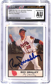 1988 Roy Smalley JAFCO '55 JC AUTO Reprint #30 CGC - JSA Authentic Auto 10