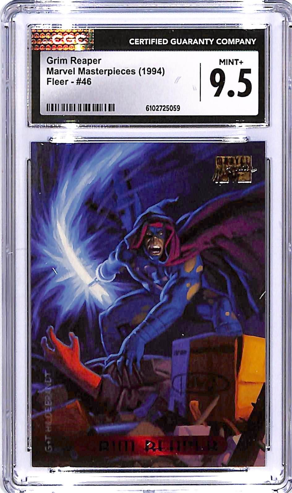 1994 Fleer Marvel Masterpieces Grim Reaper #46 CGC 9.5