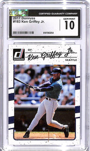 2017 Donruss Ken Griffey Jr #183 CGC 10 Mariners