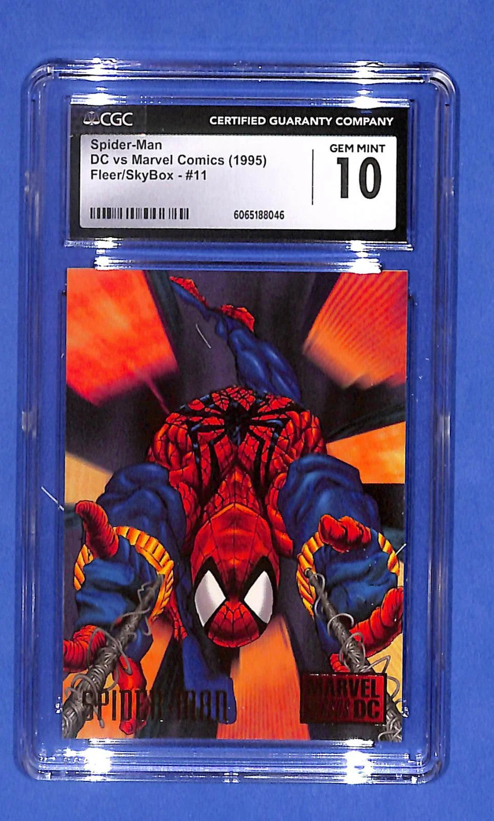 1995 Fleer/SkyBox DC vs Marvel Comics Spider-Man #11 CGC 10 Gem Mint