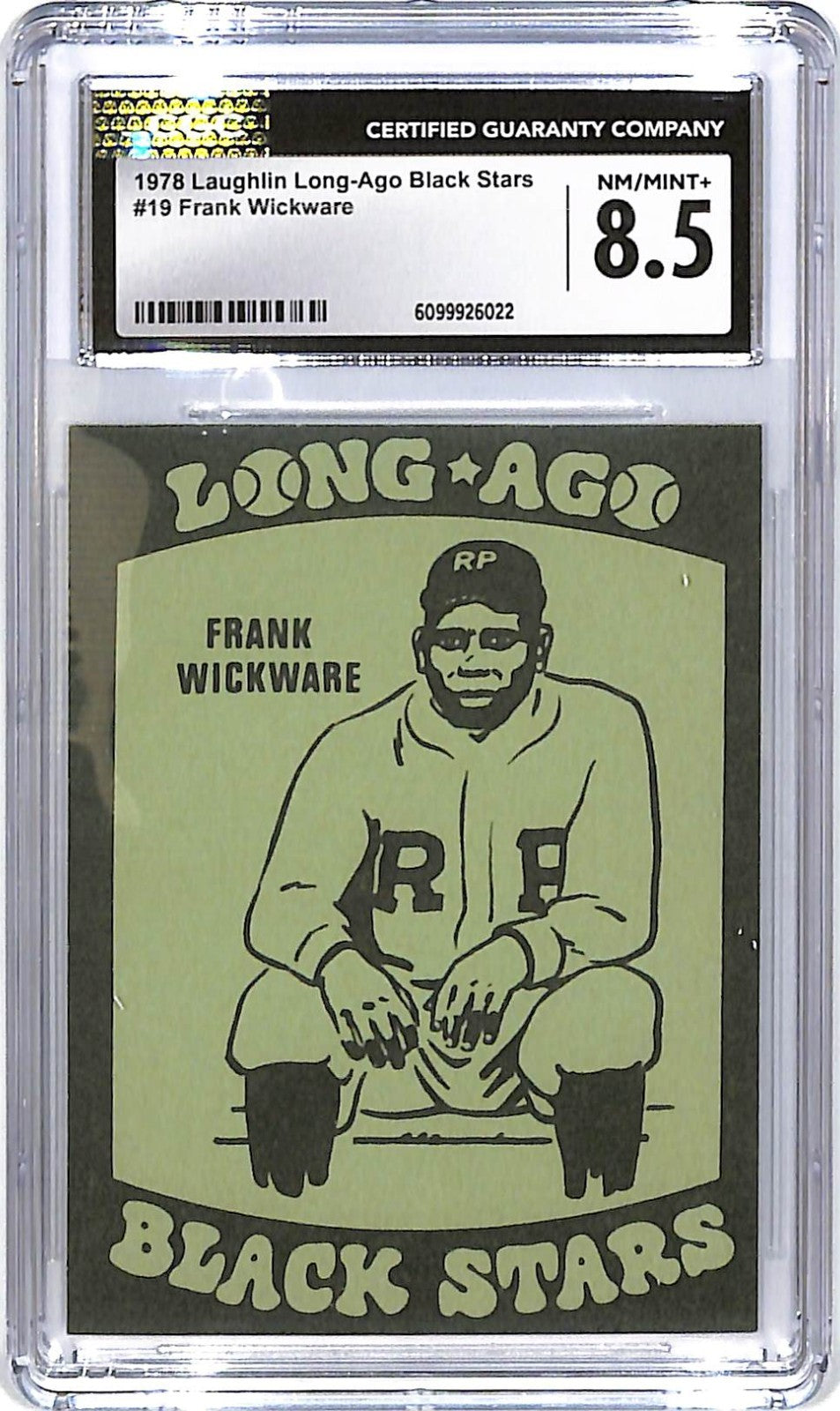 1978 Laughlin Long Ago Black Stars CGC 8.5 Frank Wickware #19