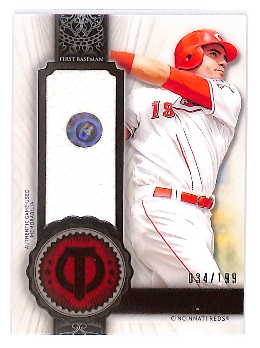 2017 Joey Votto Topps Tribute Jumbo Stamp of Approval Relic - SOA-JV #34/199