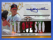 2014 Shelby Miller Topps Triple Threads Autograph Relics TTAR-SM1 #7/9