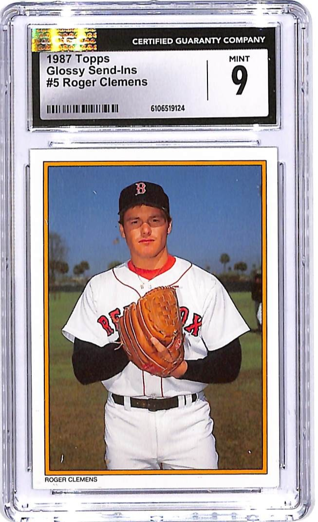1987 Topps Roger Clemens Glossy #5 CGC 9 Red Sox