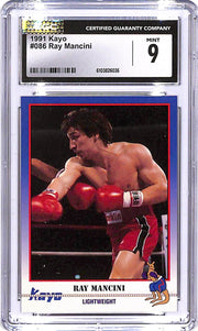 1991 Kayo Ray Mancini Rookie RC #86 CGC 9