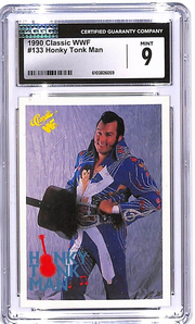 1990 Classic WWF Honky Tonk Man #133 CGC 9