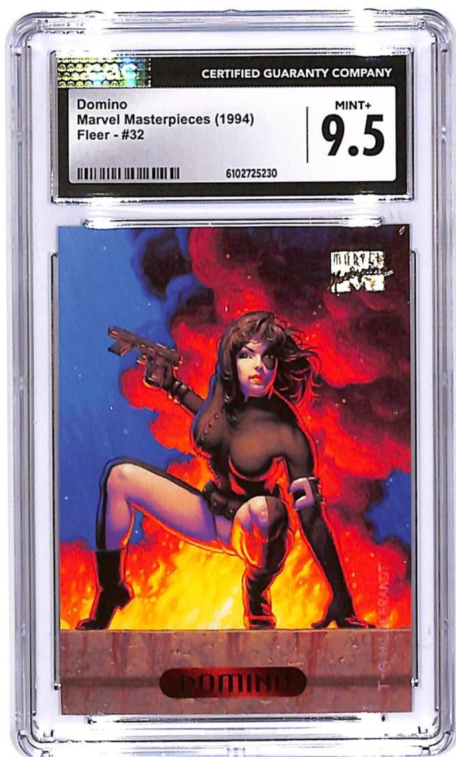 1994 Fleer Marvel Masterpieces Domino #32 CGC 9.5