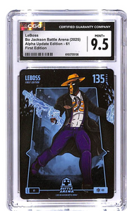 2025 Bo Jackson Battle Arena LeBoss Alpha Update First Edition #61 CGC 9.5