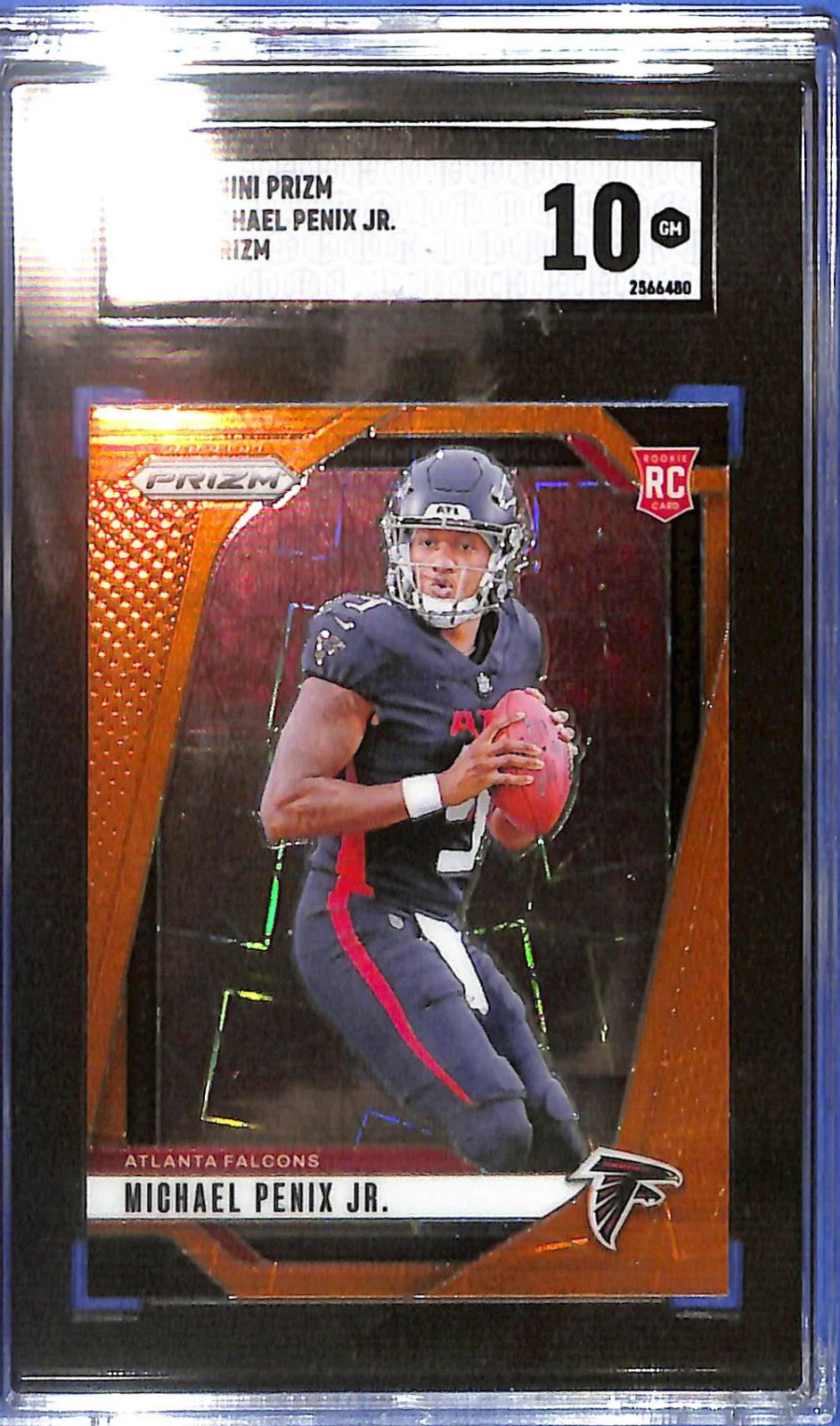 2024 Prizm Michael Penix Jr Rookie RC Lazer SGC 10 #378 Atlanta Falcons
