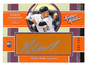2019 Ramon Laureano Panini Leather & Lumber Rookie Signatures - 104 #46/149