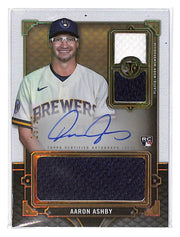 2022 Arron Ashby Topps Triple Threads Relic Auto (RC) - RFPAR-AA #19/99
