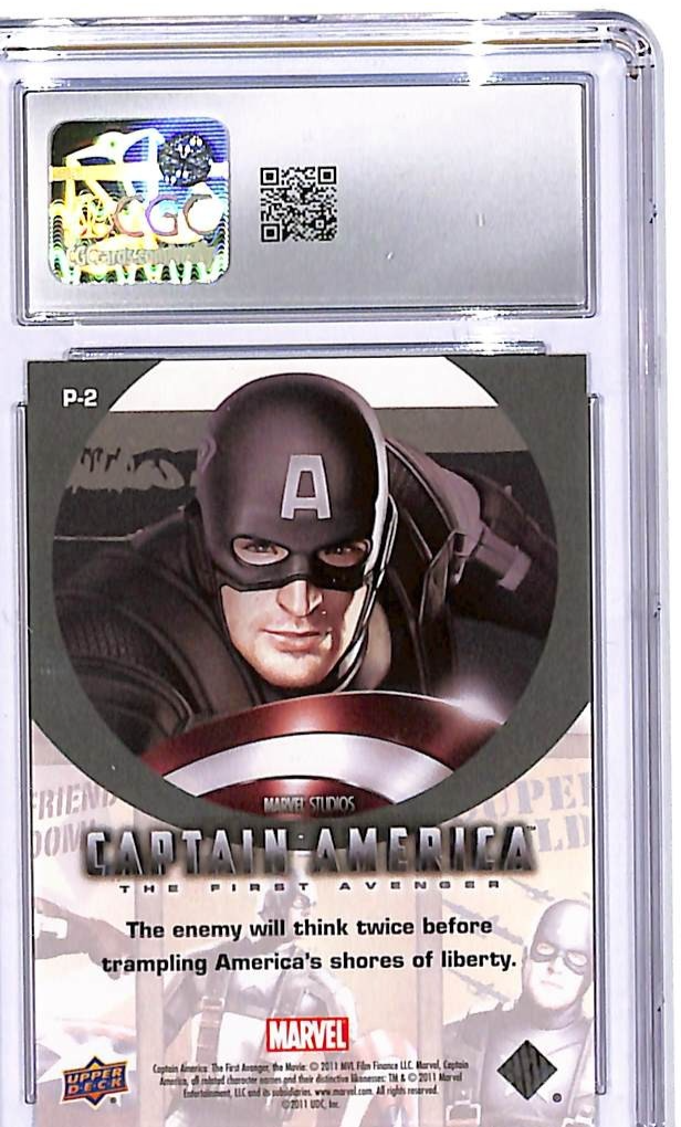 2011 Upper Deck Captain America The First Avenger Poster Series #2 CGC 9.5