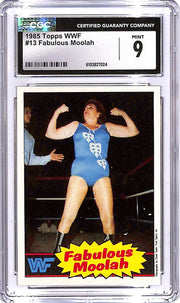 1985 Topps WWF - The Fabulous Moolah #13 CGC 9