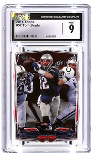 2014 Topps Tom Brady #52 CGC 9 Patriots